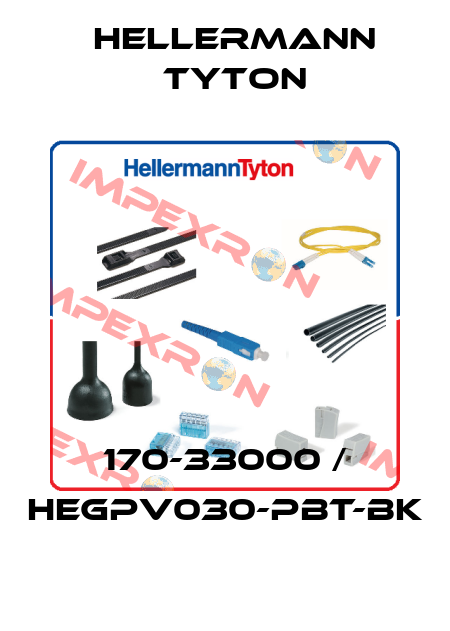 170-33000 / HEGPV030-PBT-BK Hellermann Tyton