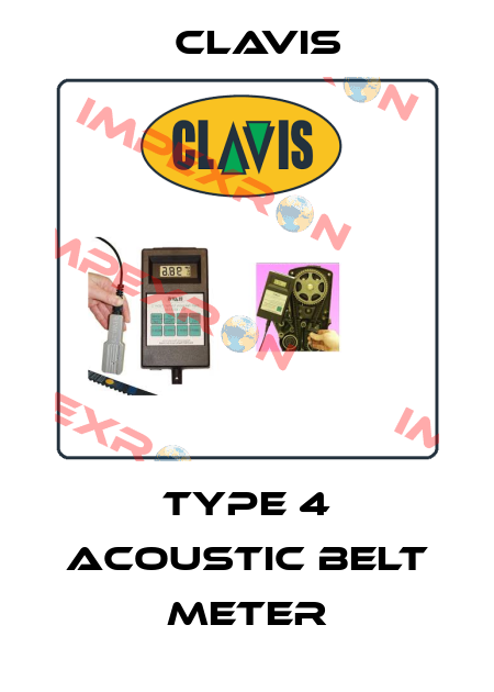 Type 4 acoustic belt meter Clavis