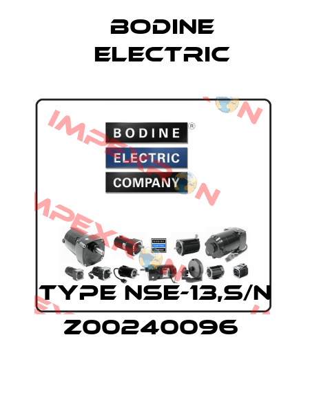 TYPE NSE-13,S/N Z00240096  BODINE ELECTRIC