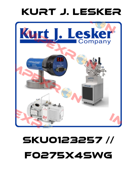 SKU0123257 // F0275X4SWG Kurt J. Lesker
