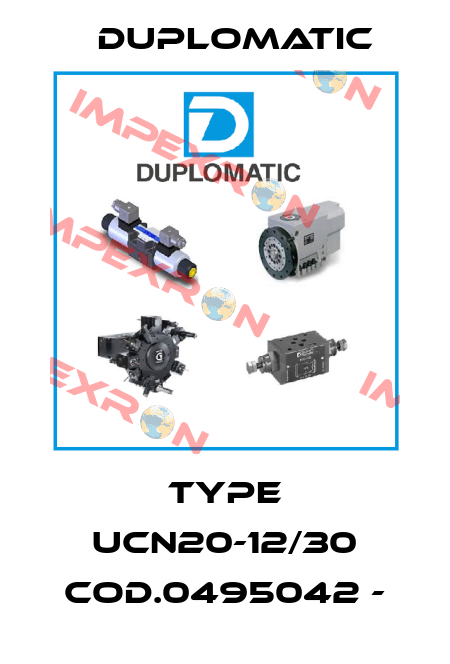 Type UCN20-12/30 cod.0495042 - Duplomatic