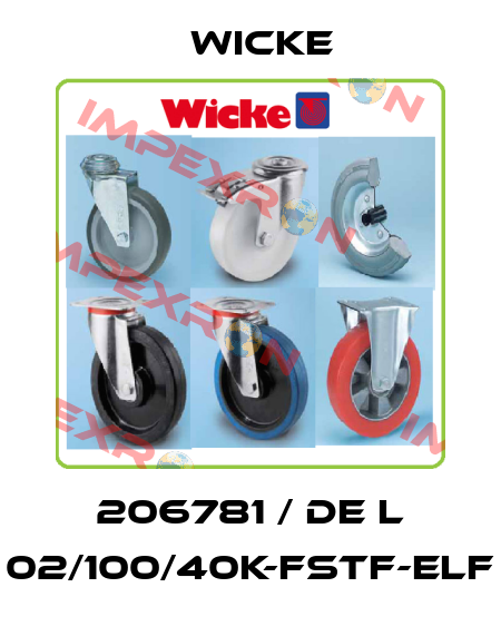 206781 / DE L 02/100/40K-FSTF-ELF Wicke