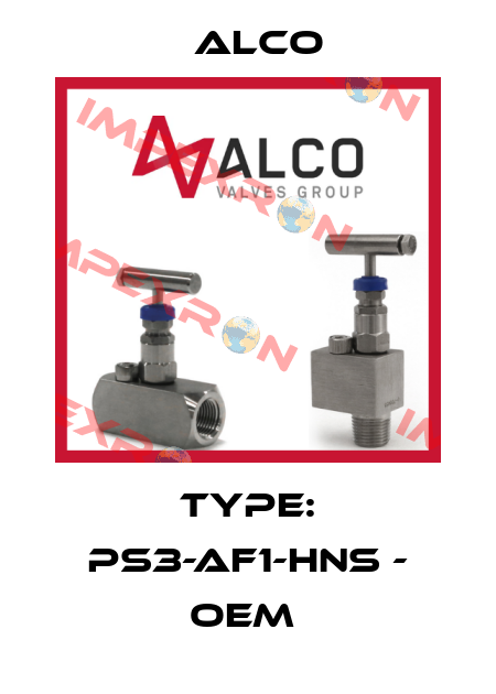 Type: PS3-AF1-HNS - OEM  Alco