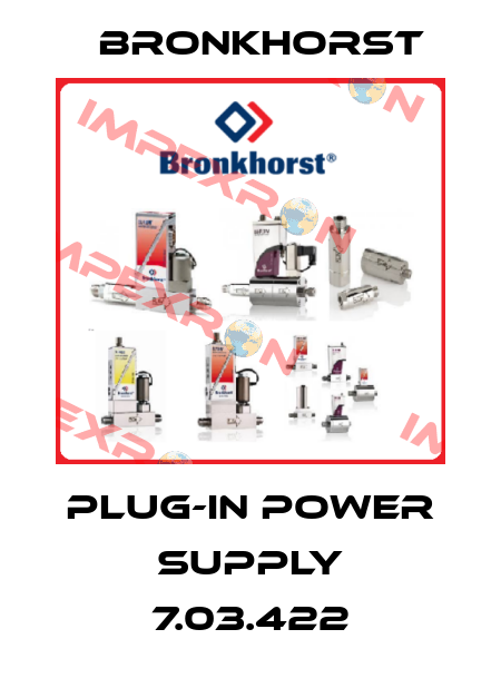 PLUG-IN POWER SUPPLY 7.03.422 Bronkhorst