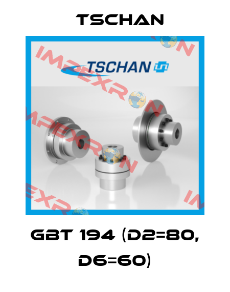 GBT 194 (d2=80, d6=60) Tschan