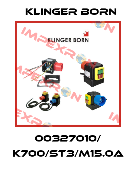 00327010/ K700/ST3/M15.0A Klinger Born