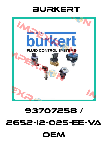 93707258 / 2652-I2-025-EE-VA   oem Burkert