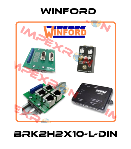 BRK2H2X10-L-DIN Winford