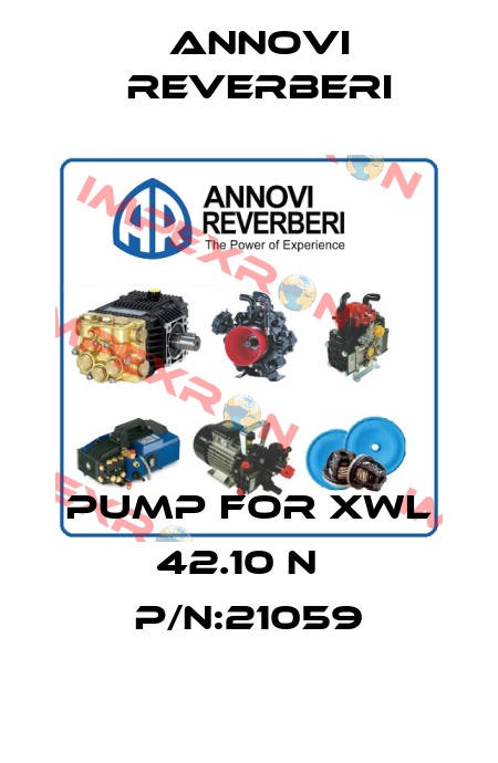 pump for XWL 42.10 N   P/N:21059 Annovi Reverberi