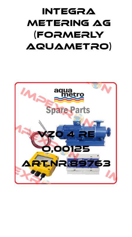 VZ0 4 RE O,00125 Art.Nr.89763 Integra Metering AG (formerly Aquametro)