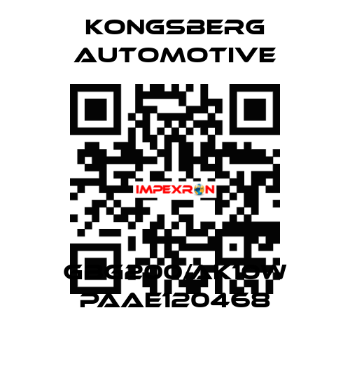 GBG200/AK10W PAAE120468 Kongsberg Automotive