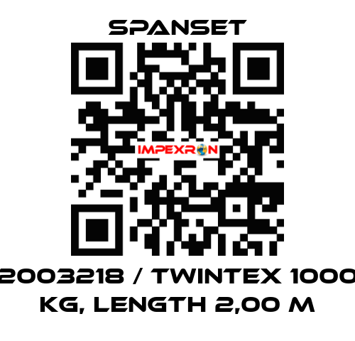 2003218 / Twintex 1000 kg, length 2,00 m SpanSet