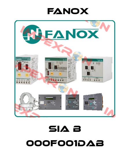 SIA B 000F001DAB Fanox