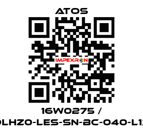 16W0275 / DLHZ0-LES-SN-BC-040-L13 Atos