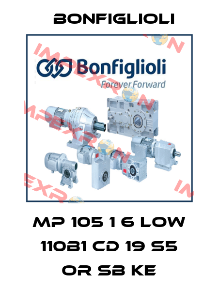 MP 105 1 6 LOW 110B1 CD 19 S5 OR SB KE Bonfiglioli