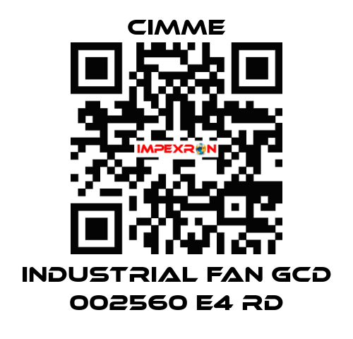 Industrial Fan GCD 002560 E4 RD Cimme