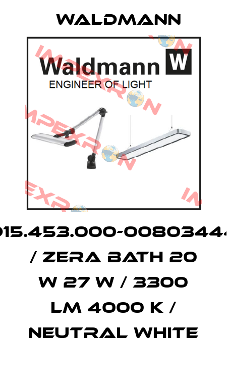 D15.453.000-00803444 / ZERA Bath 20 W 27 W / 3300 lm 4000 K / neutral white Waldmann