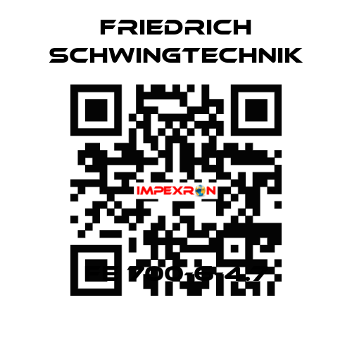 FE 700-6-4.7 Friedrich Schwingtechnik