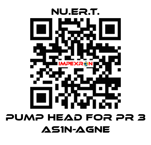 pump head for PR 3 AS1N-AGNE NU.ER.T.