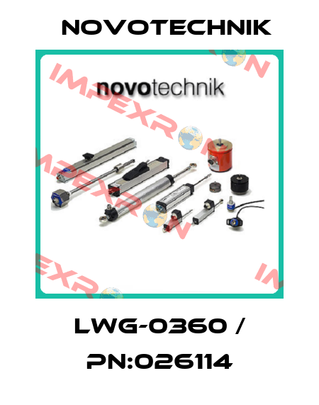 LWG-0360 / PN:026114 Novotechnik