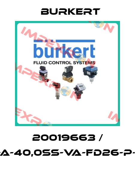 20019663 / 8802-GD-L-A-40,0SS-VA-FD26-P-0-E-H-L-0-0 Burkert