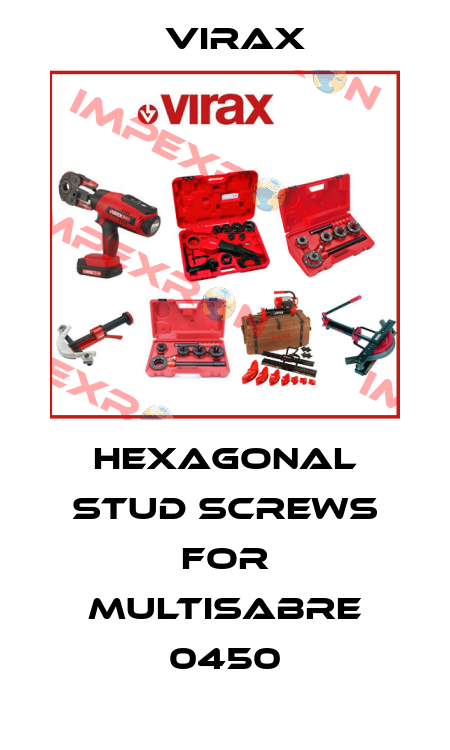 Hexagonal stud screws for Multisabre 0450 Virax