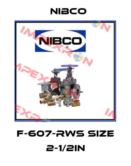 F-607-RWS size 2-1/2in Nibco