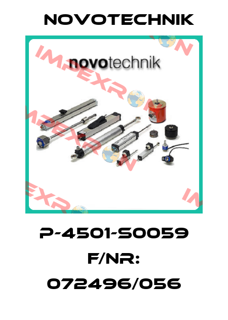 P-4501-S0059 F/Nr: 072496/056 Novotechnik