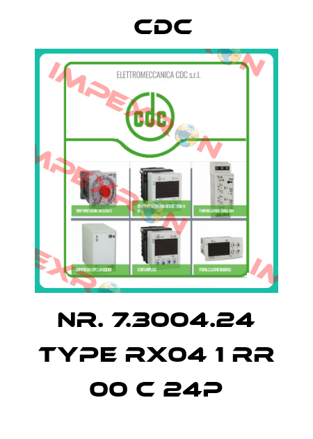 Nr. 7.3004.24 Type RX04 1 RR 00 C 24P CDC
