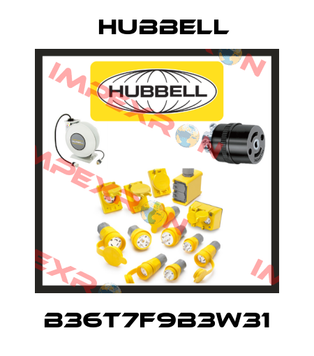 B36T7F9B3W31 Hubbell