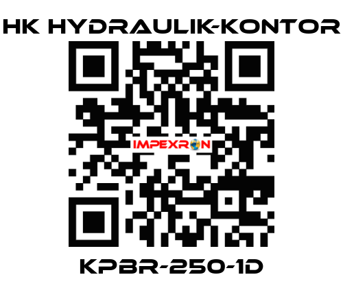 KPBR-250-1D HK HYDRAULIK-KONTOR