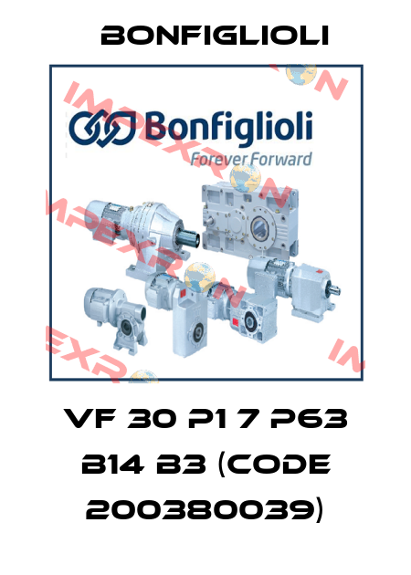 VF 30 P1 7 P63 B14 B3 (Code 200380039) Bonfiglioli