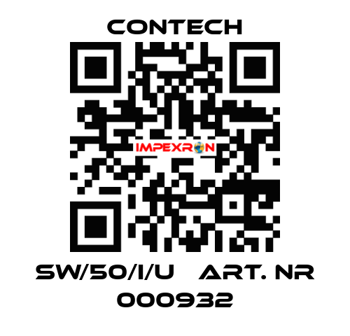 SW/50/I/U   Art. nr 000932 Contech