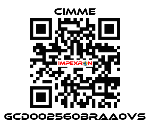 GCD002560BRAA0VS Cimme