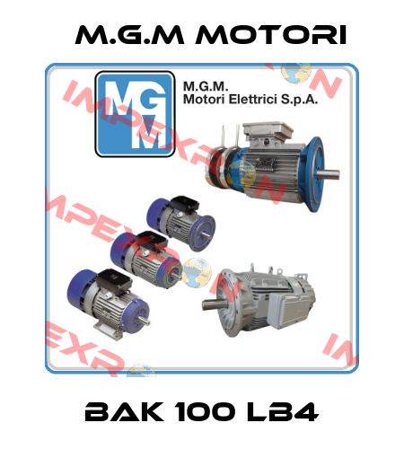 BAK 100 LB4 M.G.M MOTORI