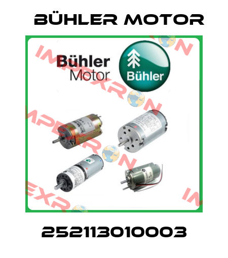 252113010003 Bühler Motor
