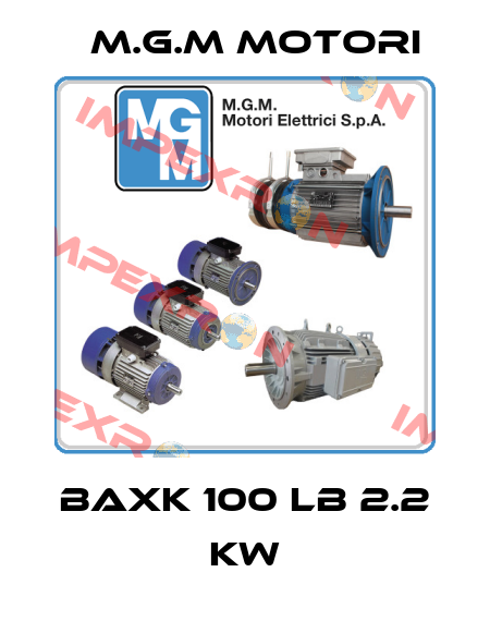 BAXK 100 LB 2.2 kw M.G.M MOTORI