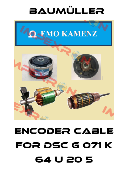encoder cable for DSC G 071 K 64 U 20 5 Baumüller