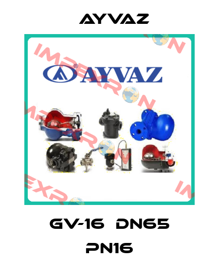 GV-16  DN65 PN16 Ayvaz