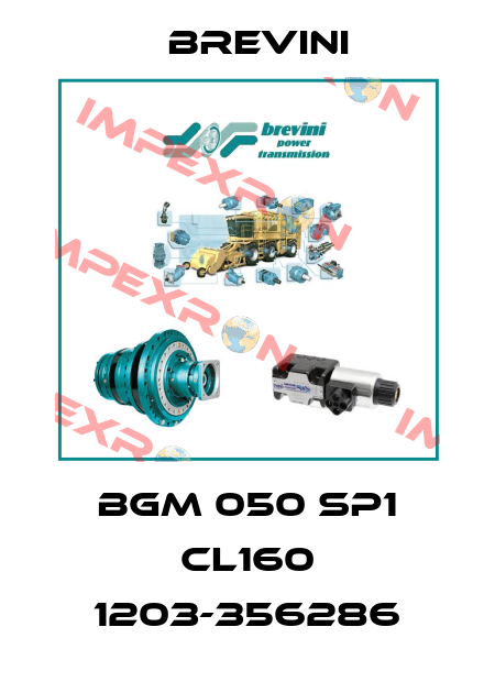 BGM 050 SP1 CL160 1203-356286 Brevini