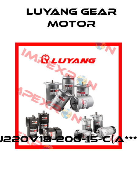 J220V18-200-15-C(A***) Luyang Gear Motor