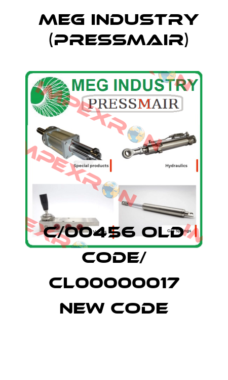 C/00456 old code/ CL00000017 new code Meg Industry (Pressmair)
