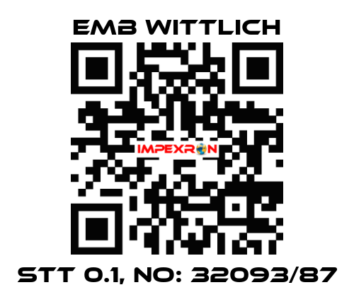 STT 0.1, NO: 32093/87 EMB Wittlich
