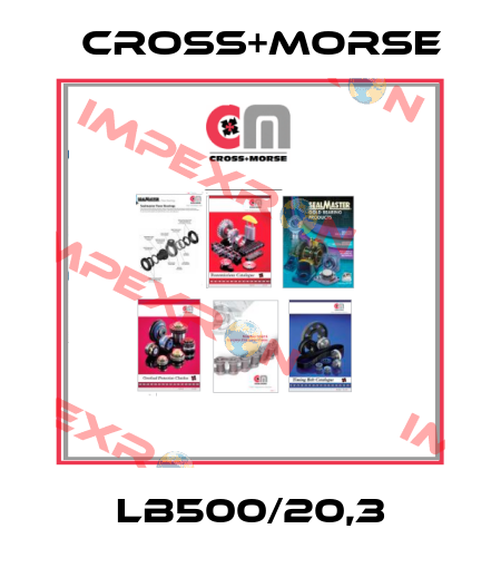 LB500/20,3 Cross+Morse
