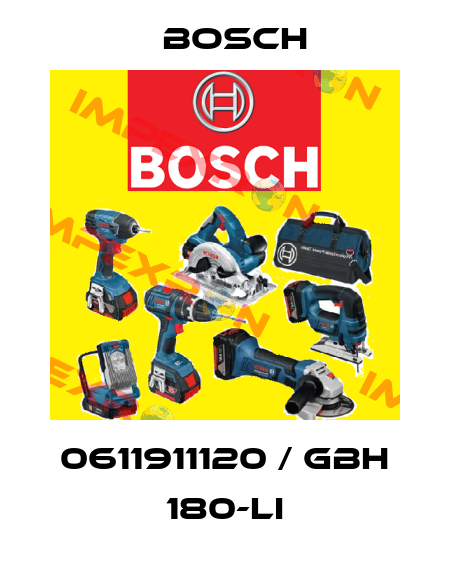 0611911120 / GBH 180-LI Bosch