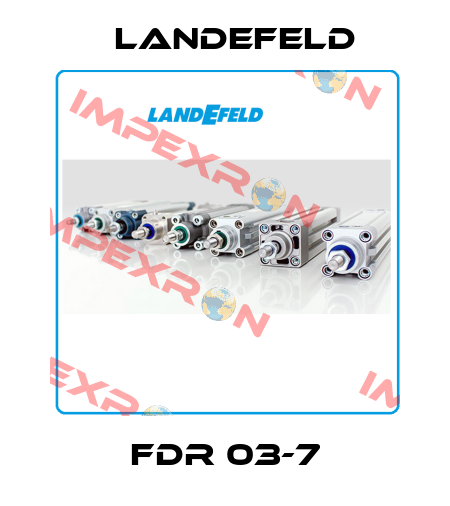 FDR 03-7 Landefeld