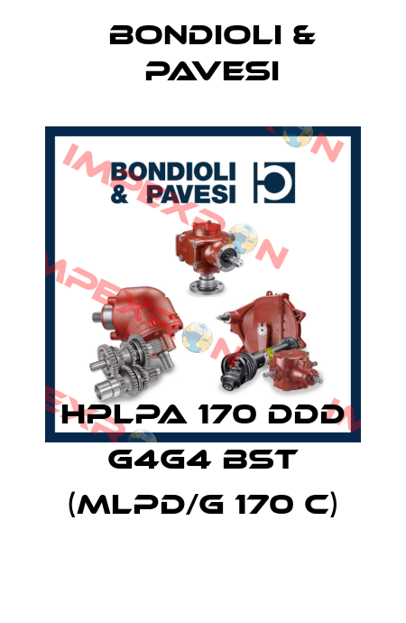 HPLPA 170 DDD G4G4 BSt (MLPD/G 170 C) Bondioli & Pavesi
