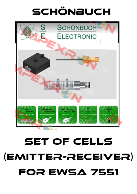 Set of cells (emitter-receiver) for EWSA 7551 Schönbuch
