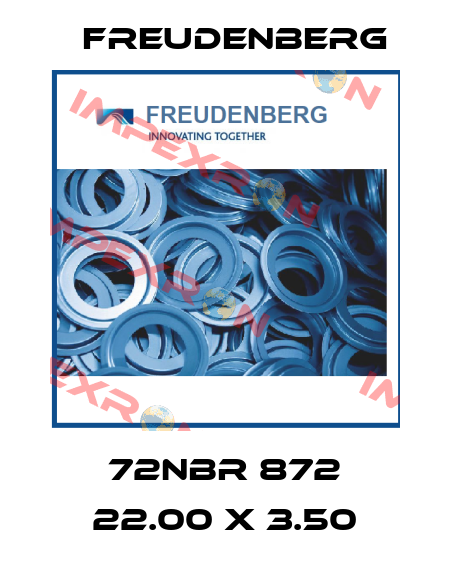 72NBR 872 22.00 x 3.50 Freudenberg
