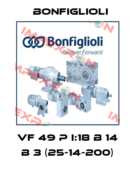 VF 49 P I:18 B 14 B 3 (25-14-200) Bonfiglioli